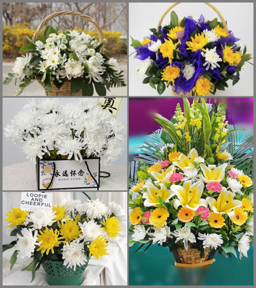 湖北孝感市应城市杨岭镇祝墩社区白事提篮配送
